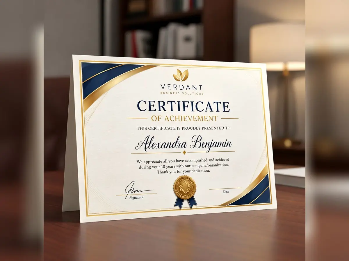 Award Certificates