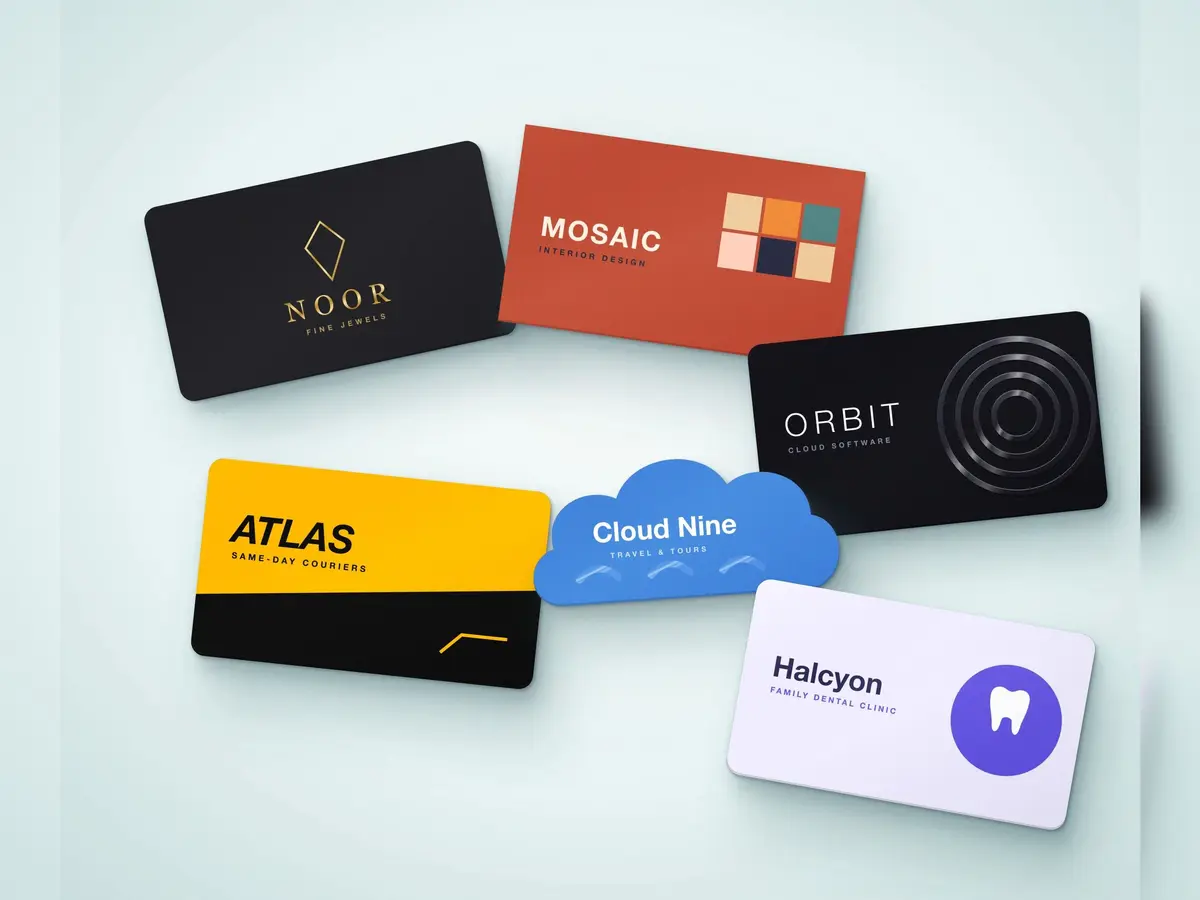 Business Cards in d3