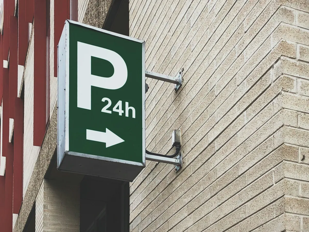 Directional Parking Signs