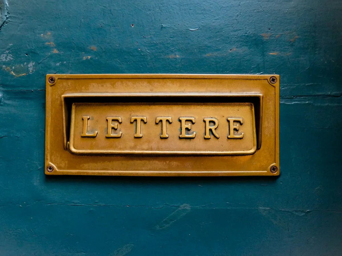 Gold & Silver Finish Letters