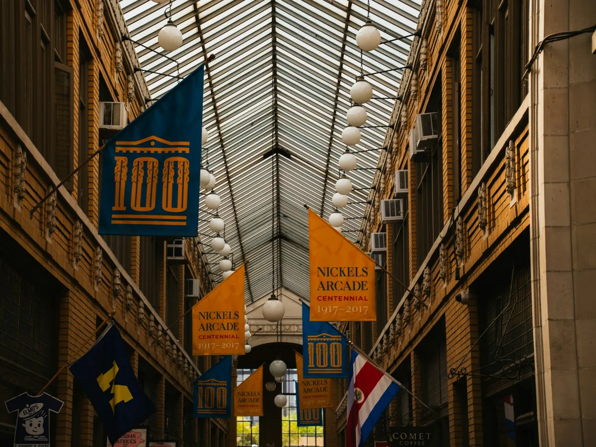 Hanging Conference Flags