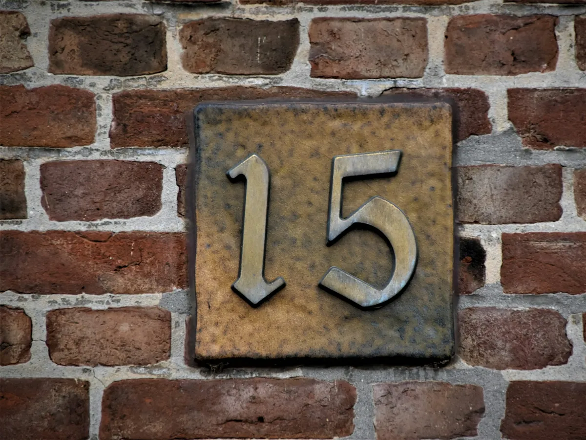 House Number Plates