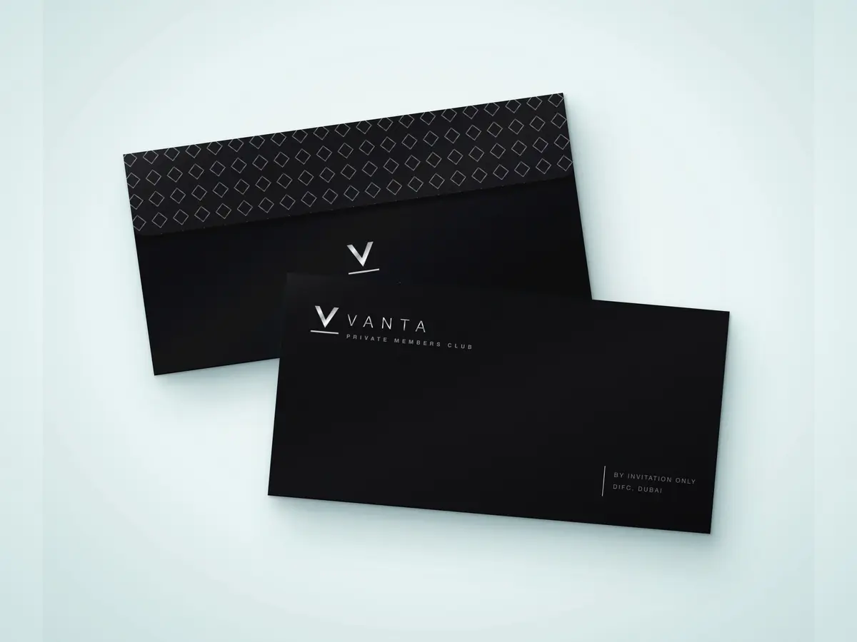 Luxury Black Envelopes