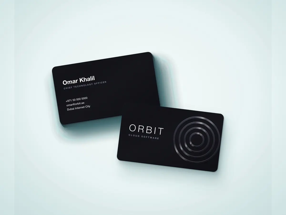 Premium Business Card – Rounded Corners, 3D UV