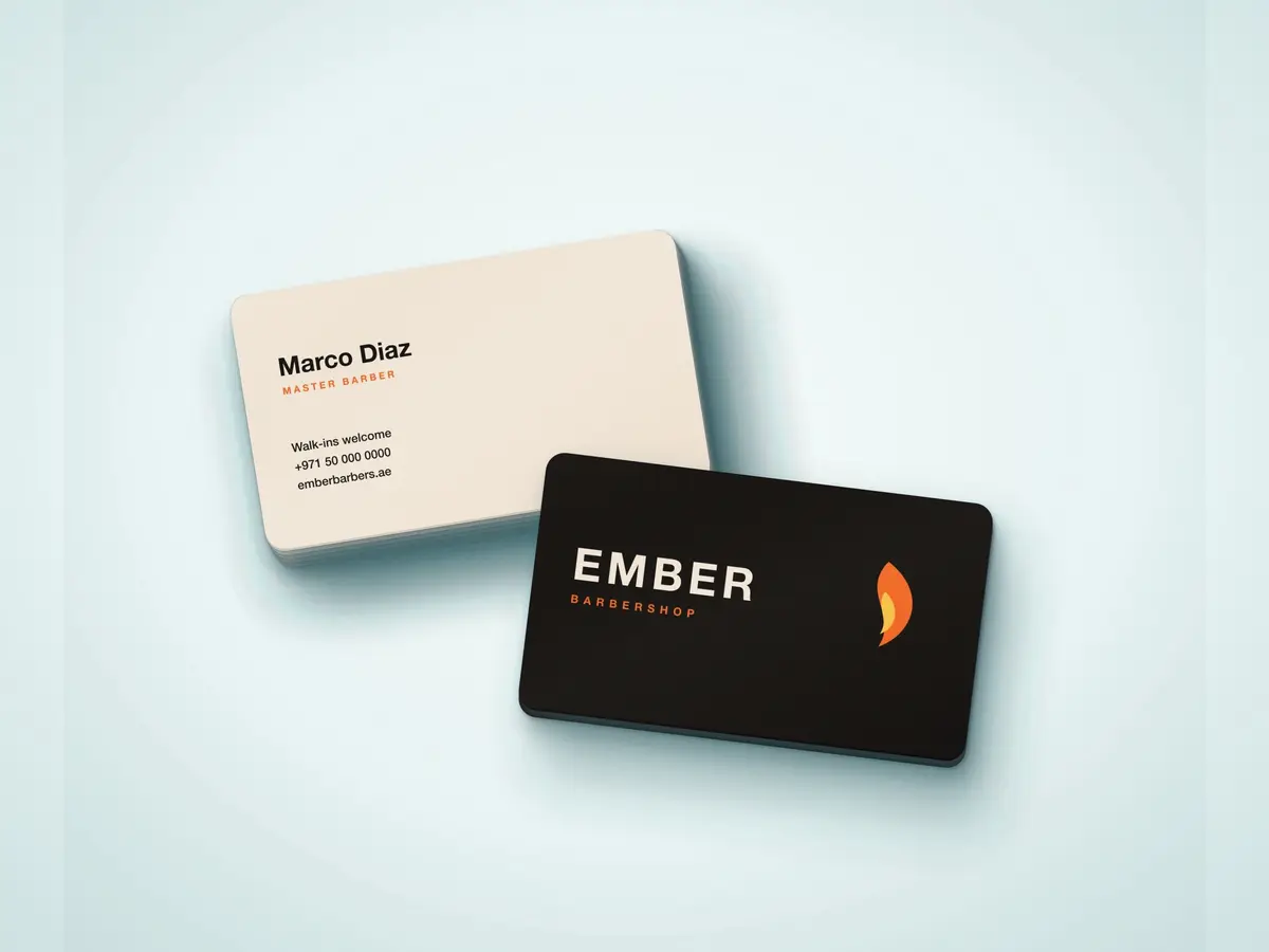 Premium Business Card – Rounded Corners