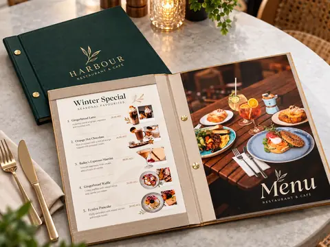 Menu Printing in Dubai by NearPrint