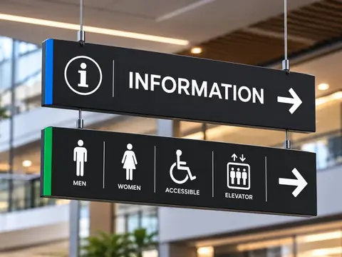 Way Finding Signs in Dubai by NearPrint