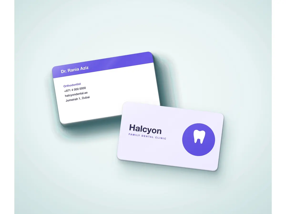 Standard Business Card – Rounded Corners, Gloss Lamination