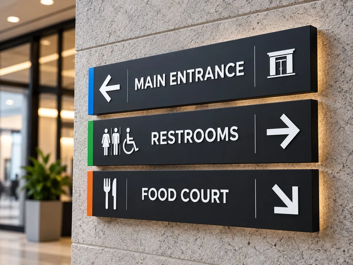 Wall Direction Signs