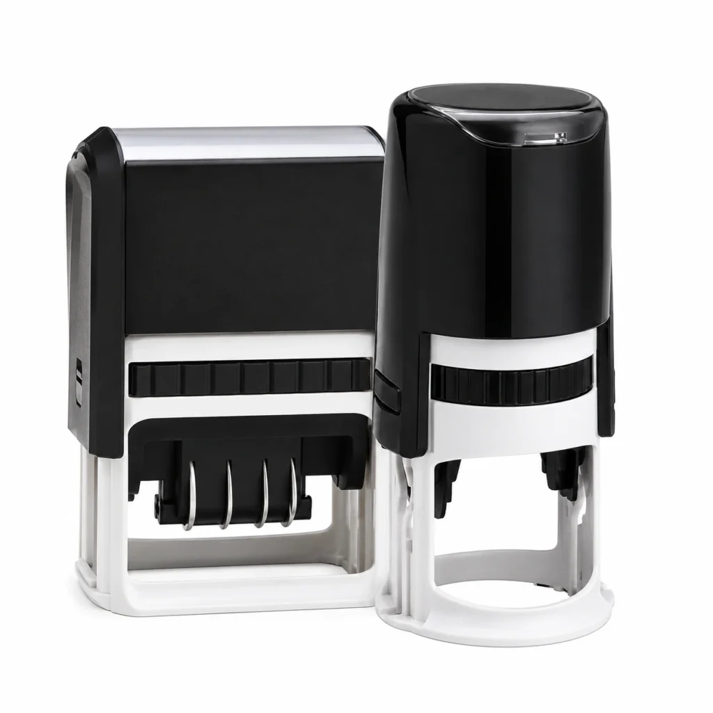 Custom self-inking stamp for business and office use in Dubai